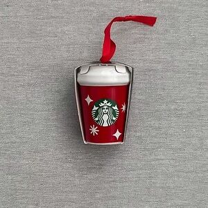 Starbucks Red Holiday Ornament